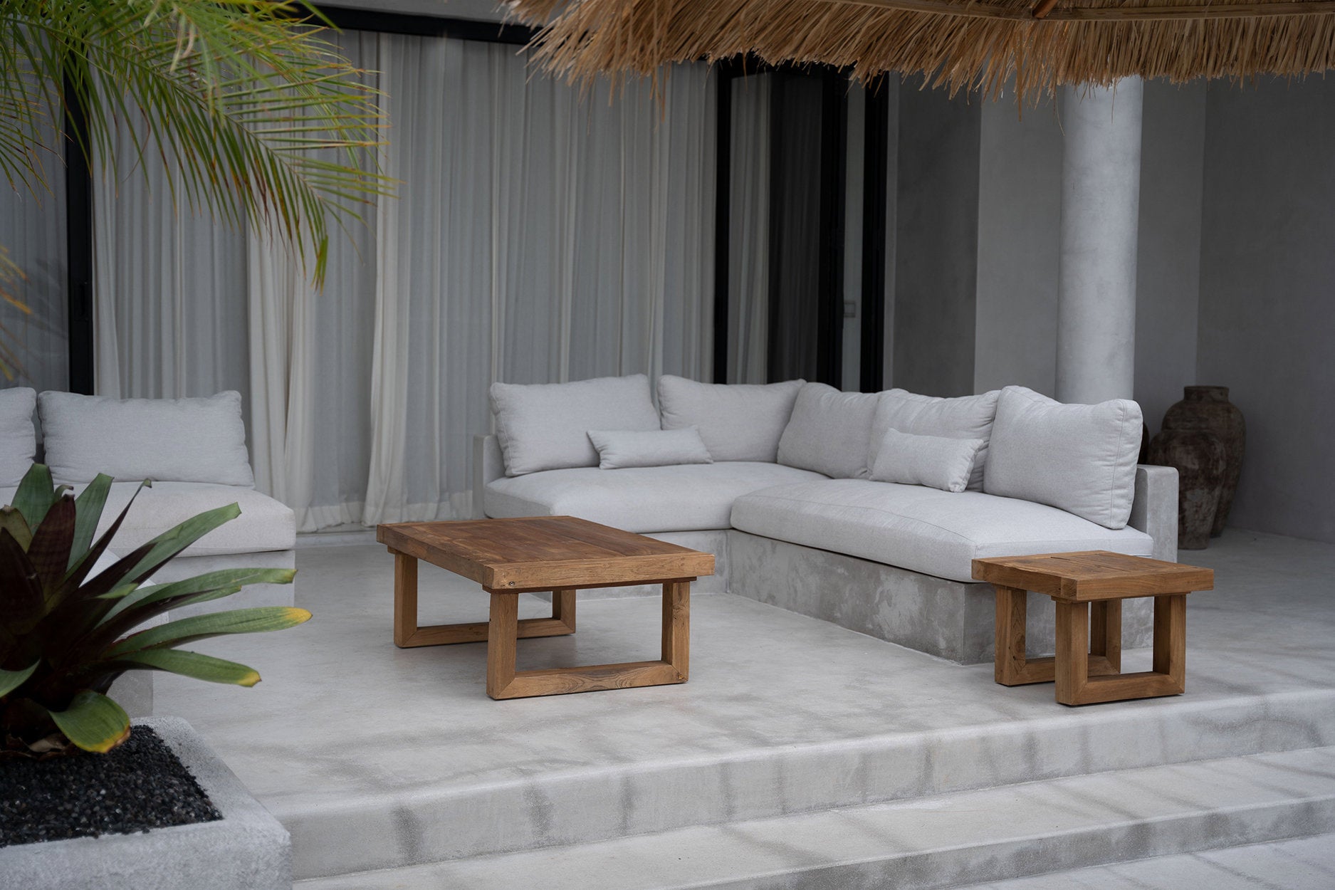 The Reclaimed Teak Coffee Table - Natural -  - Bazar Bizar -