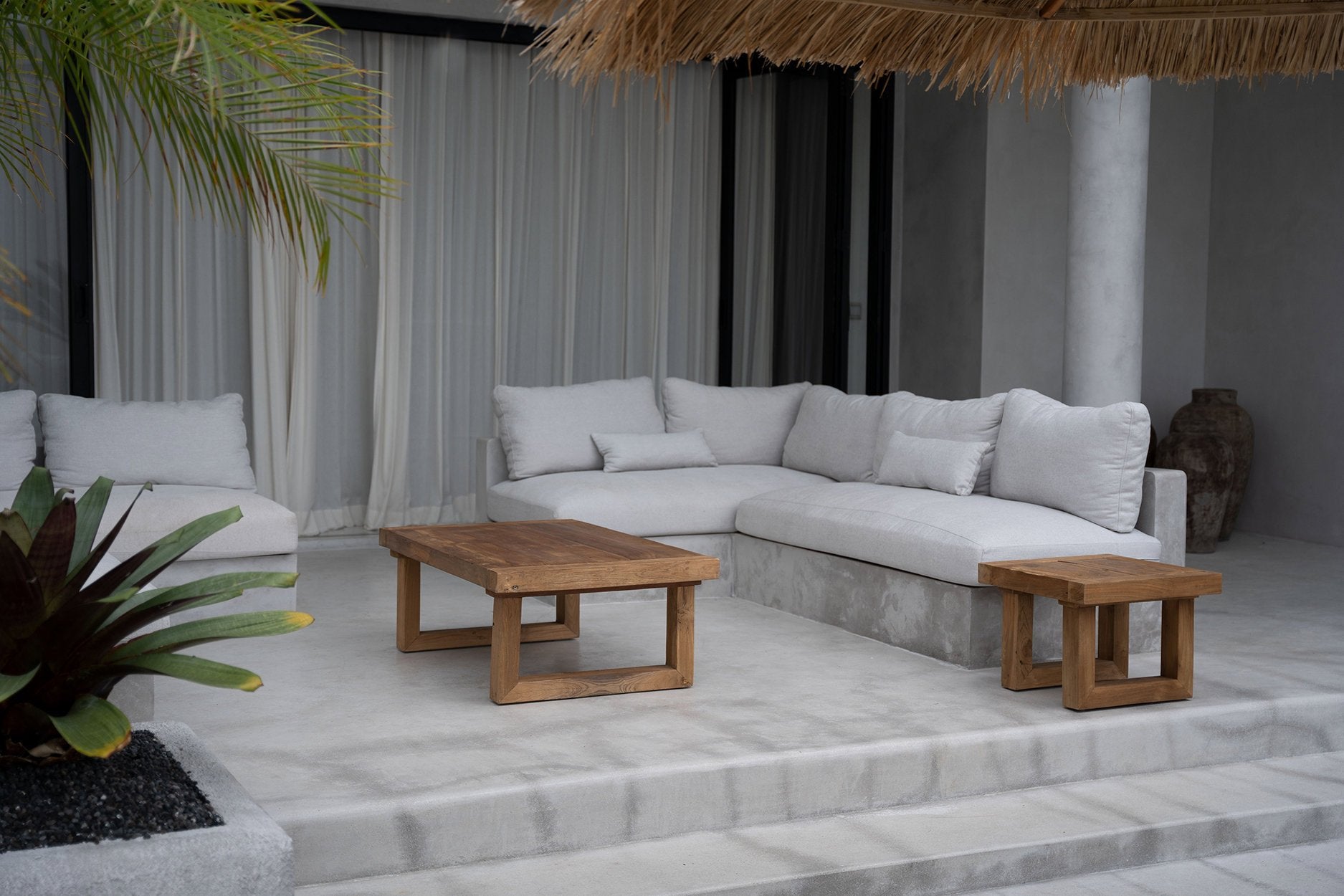 The Reclaimed Teak Coffee Table - Natural -  - Bazar Bizar -