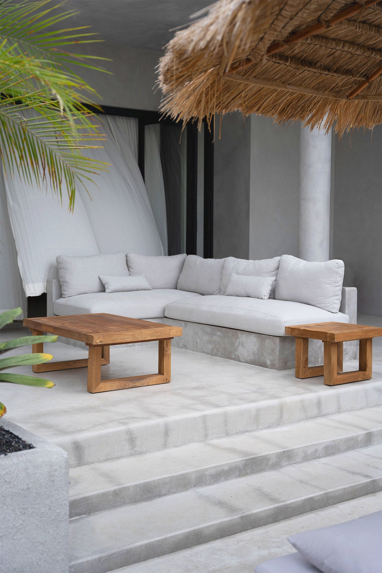 The Reclaimed Teak Coffee Table - Natural -  - Bazar Bizar -
