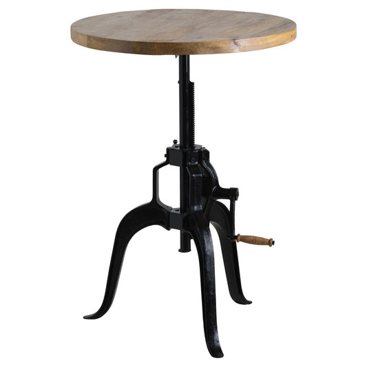 Industrial Bar Bistro Table Adjustable