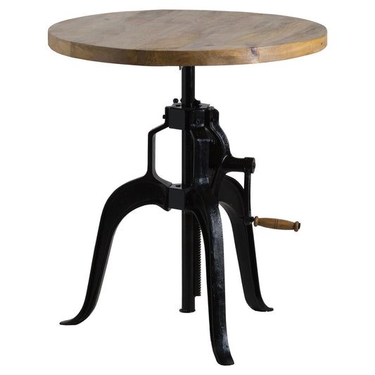 Industrial Bar Bistro Table Adjustable