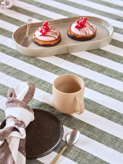 Striped Tablecloth - 200X140 Cm