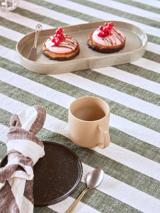 Striped Tablecloth - 200X140 Cm