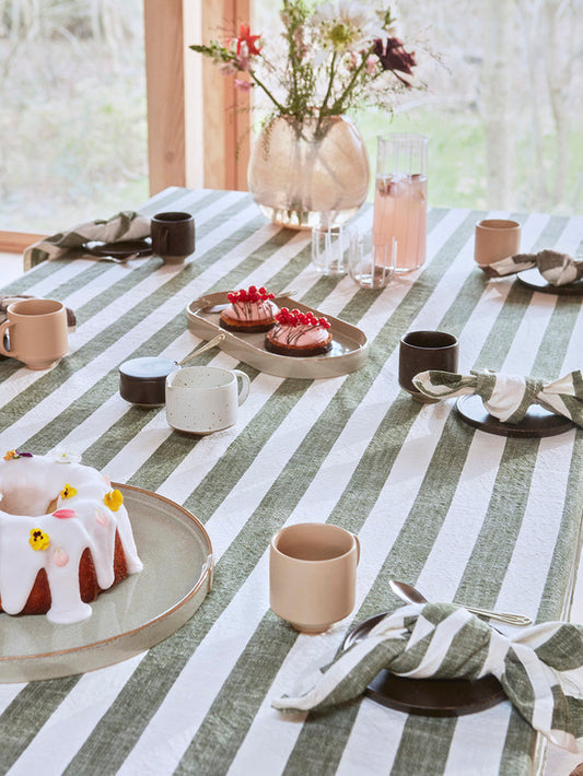 Striped Tablecloth - 200X140 Cm