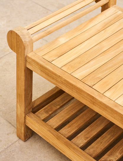 Lutyens Teak Coffee Table 130cm x 60cm - Tables & Sets - Garden Trading -