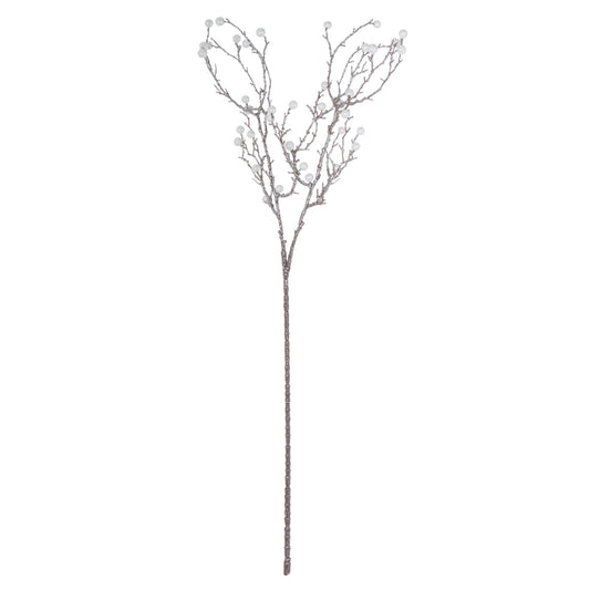 Festive Pearl Decorative Spray -  - Hill Interiors -
