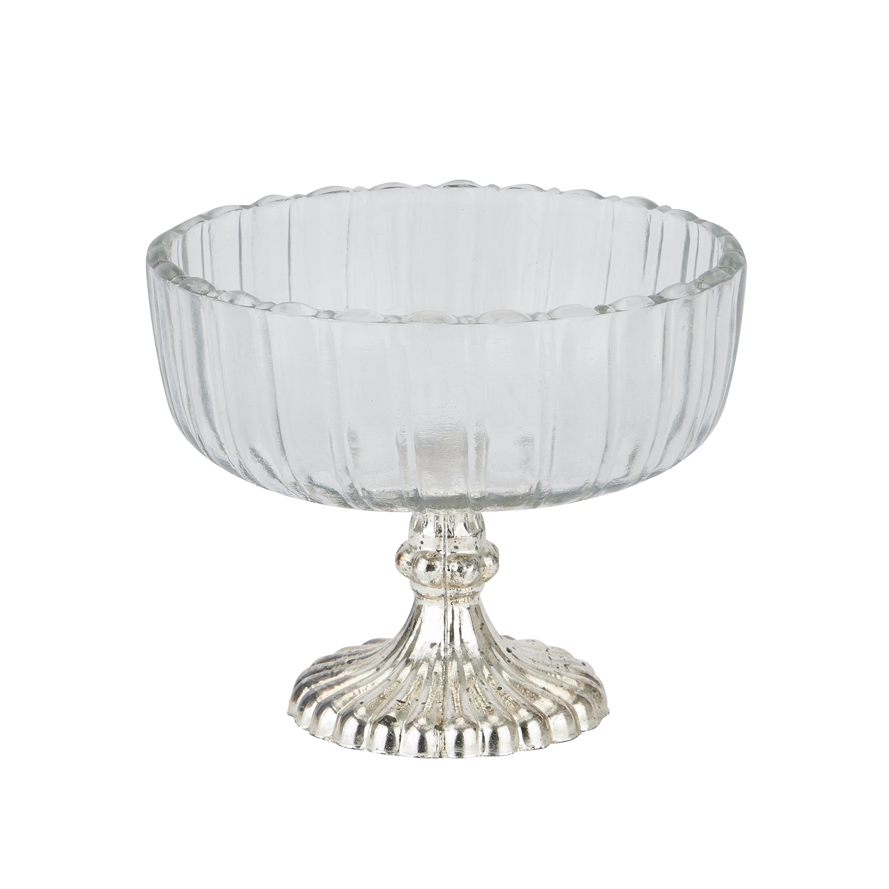 Small Fluted Glass Display Bowl -  - Hill Interiors -