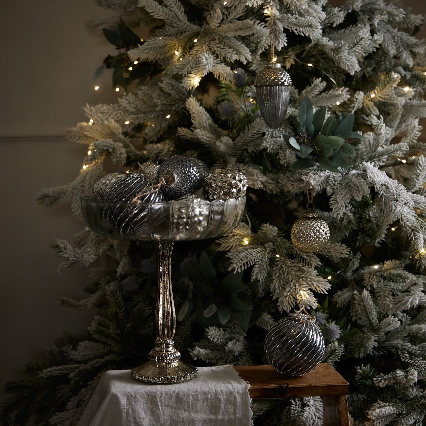 Large Fluted Glass Display Bowl -  - Hill Interiors -