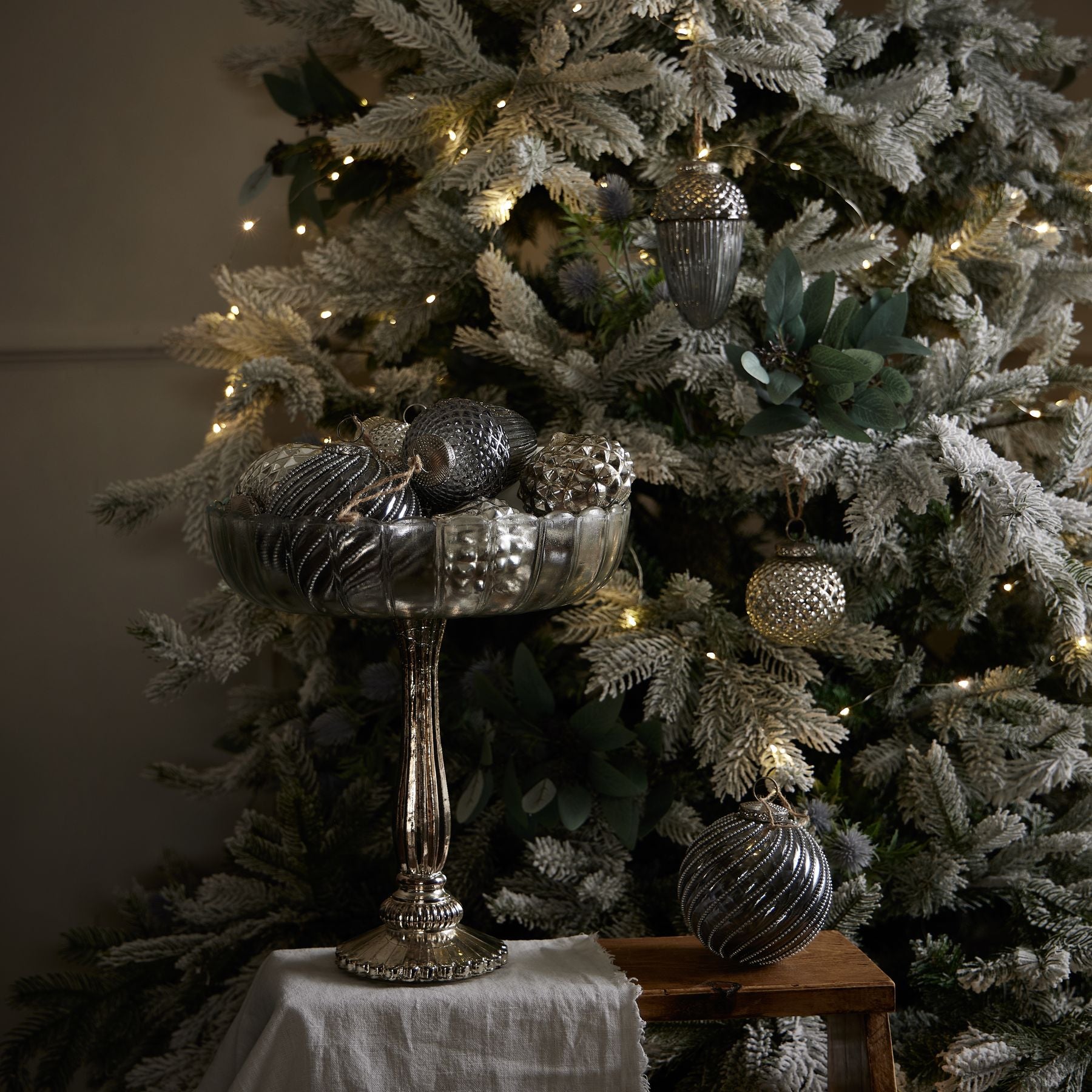 Large Fluted Glass Display Bowl -  - Hill Interiors -