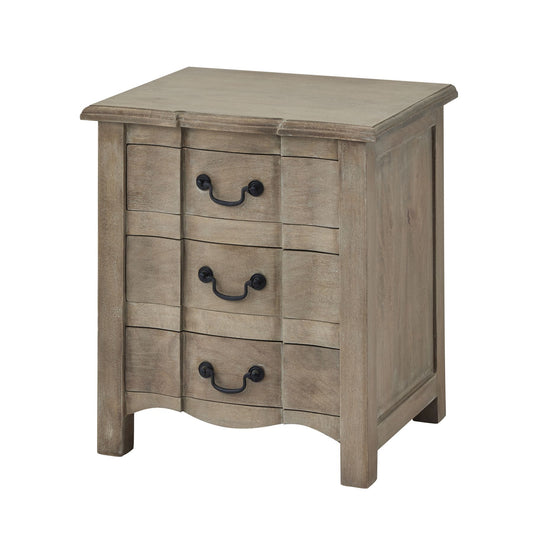 Madelyn 3 Drawer Bedside Table
