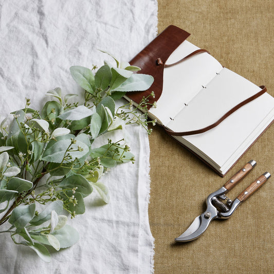 Large Winter Sprig With Lambs Ear And Wax Flower -  - Hill Interiors -
