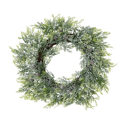 Frosted Pine Wreath -  - Hill Interiors -
