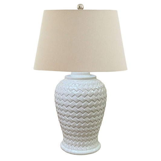 Weave Ceramic Table Lamp