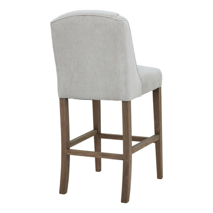 Clara Grey Bar Stool -  - Hill Interiors -