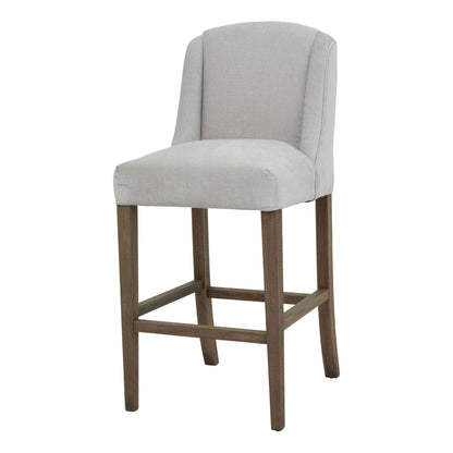 Clara Grey Bar Stool -  - Hill Interiors -
