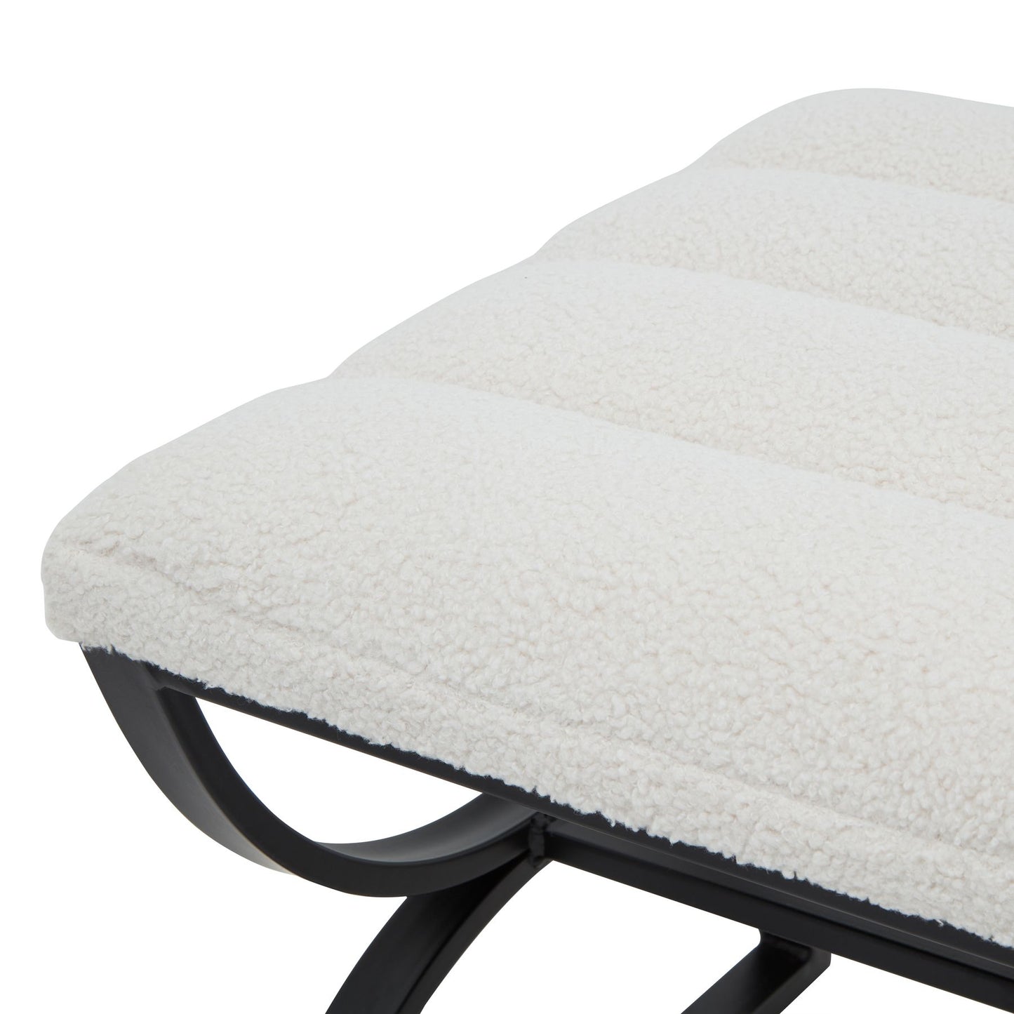 Bella Ribbed Footstool