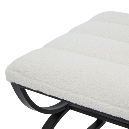 Bella Ribbed Footstool
