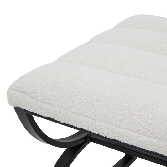 Bella Ribbed Footstool
