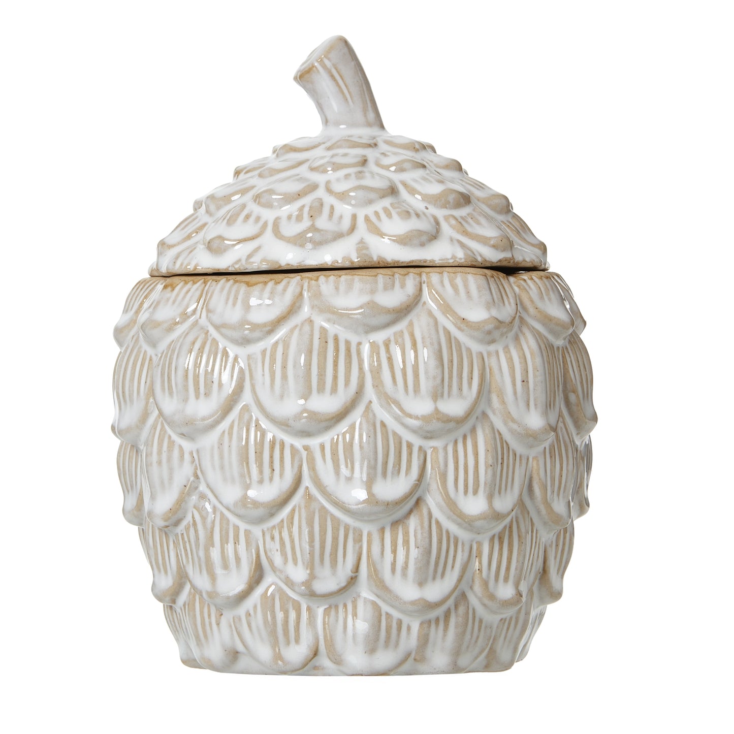 Pine Cone Trinket Dish With Lid Large
