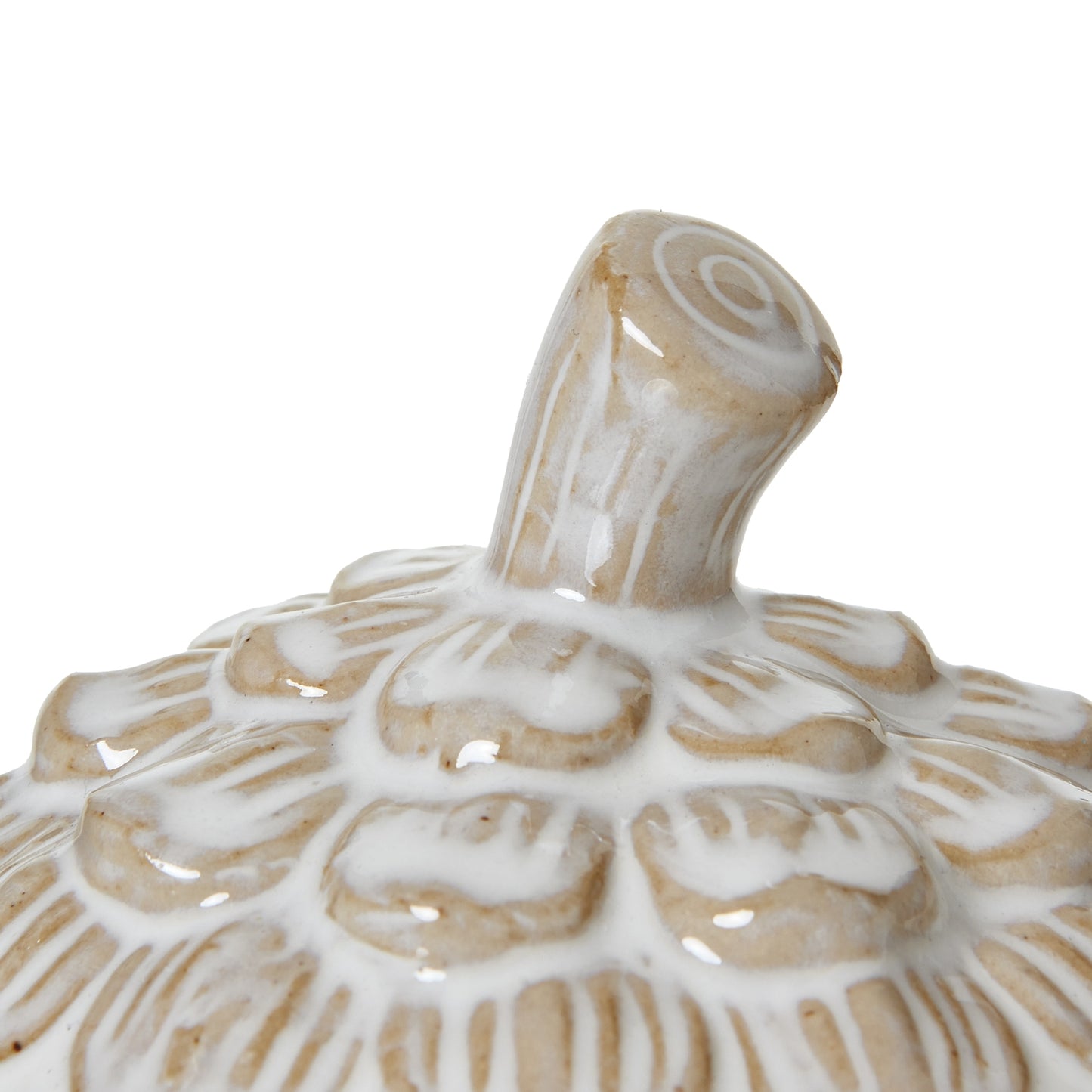 Pine Cone Trinket Dish With Lid Medium