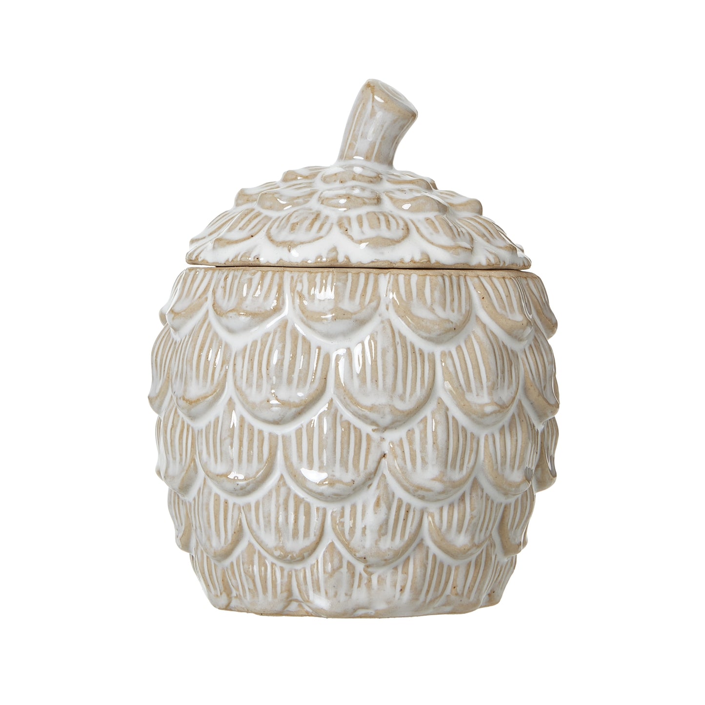Pine Cone Trinket Dish With Lid Medium