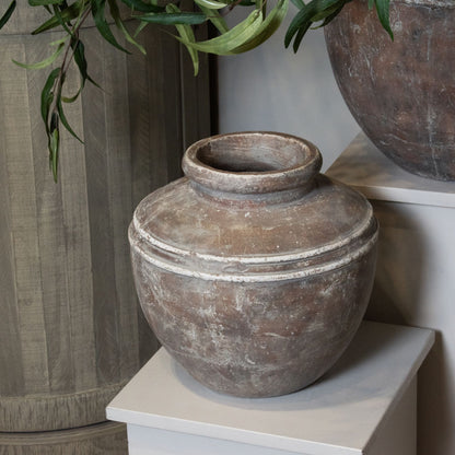 Jasper Water Pot Brown