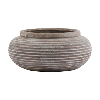 Jasper Reeded Bowl Planter