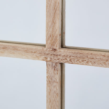 Washed Wood Large Window Mirror -  - Hill Interiors -