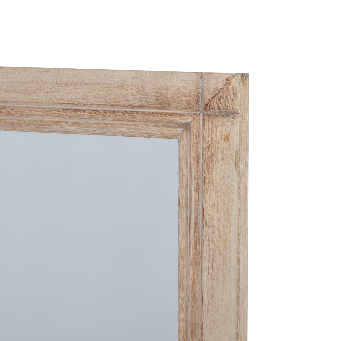 Washed Wood Large Window Mirror -  - Hill Interiors -