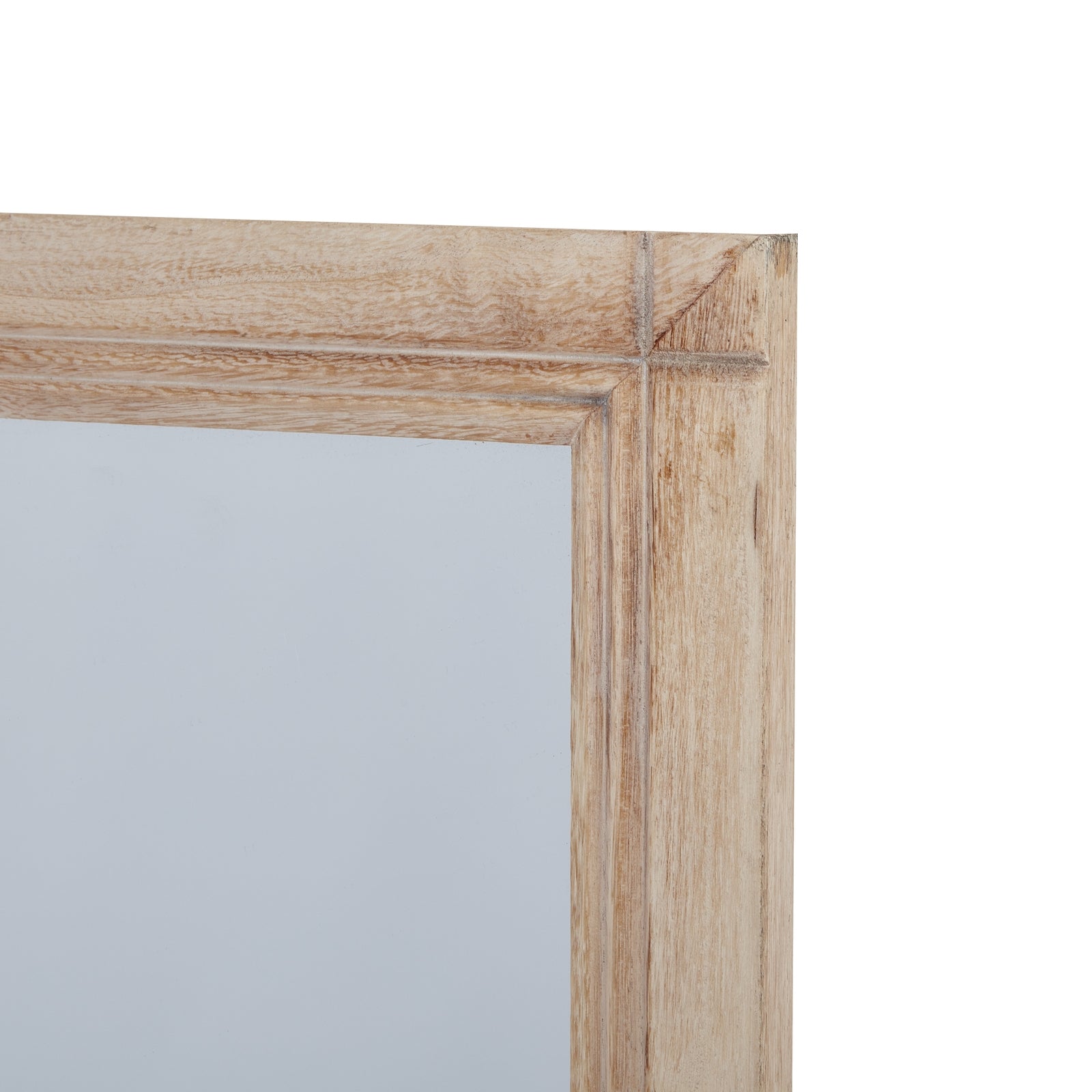 Washed Wood Large Window Mirror -  - Hill Interiors -