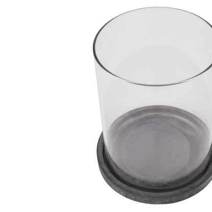 Adriel Grey Hurricane Lantern Large