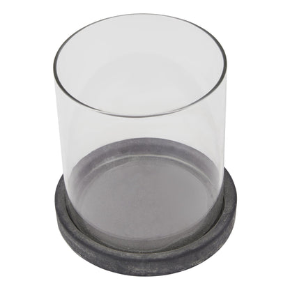 Adriel Grey Hurricane Lantern