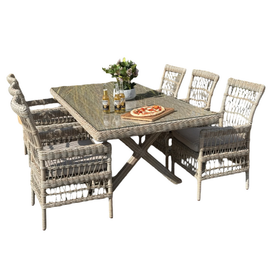 Paisley Outdoor 6 Seater Dining Set