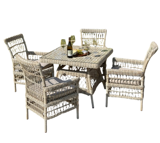Paisley Outdoor 4 Seater Dining Set