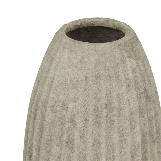 Greta Ribbed Vase Large
