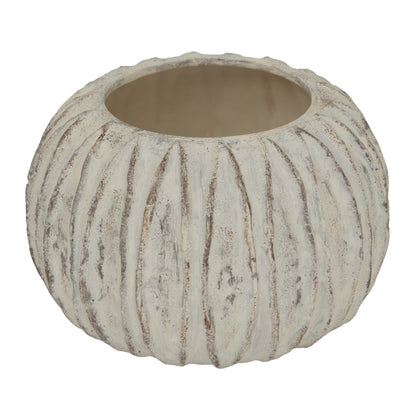 Finlay Sculptured Vase Round