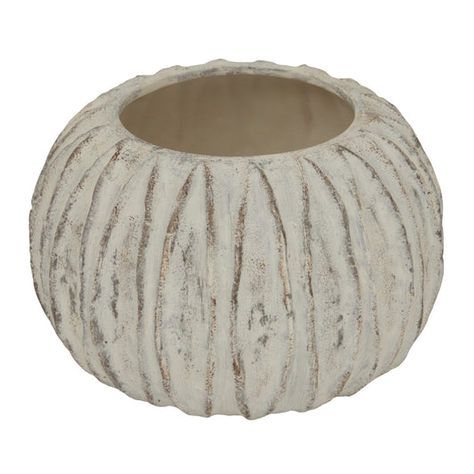Finlay Sculptured Vase Round