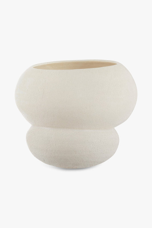 Handmade organic vase Leya made of earthenware