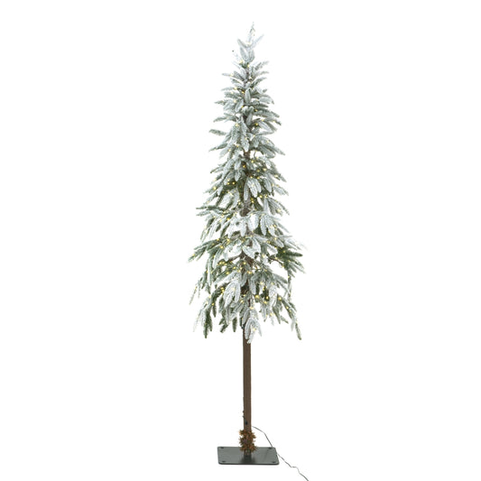 Snowy Woodland Pre-Lit Christmas Tree Large