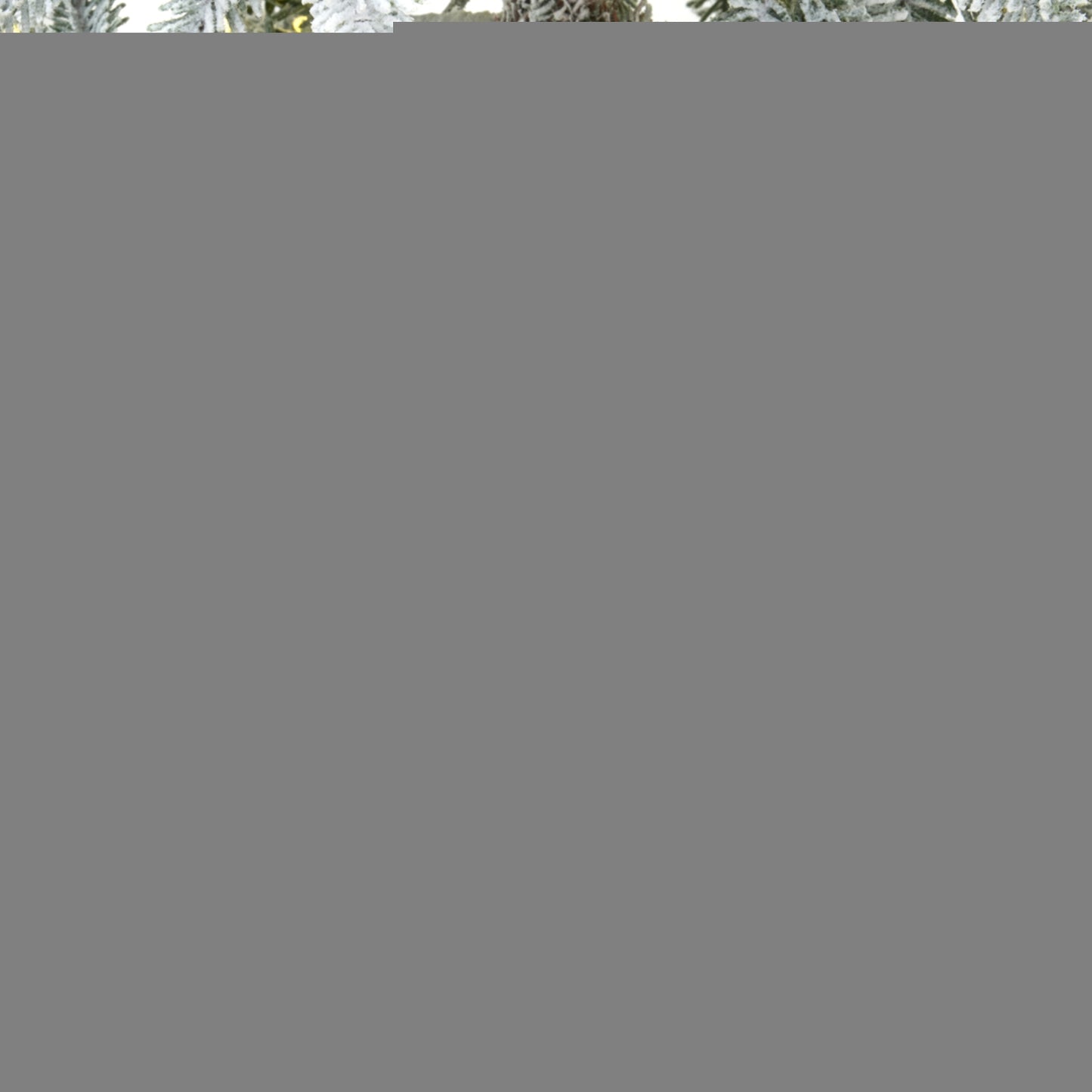 Snowy Woodland Pre-Lit Christmas Tree Large