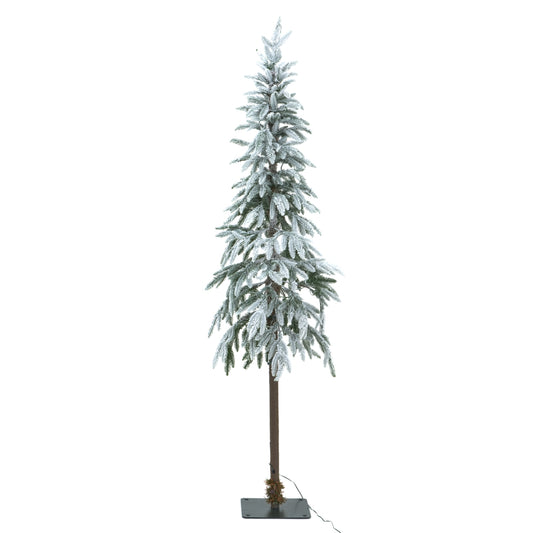 Snowy Woodland Pre-Lit Christmas Tree Large