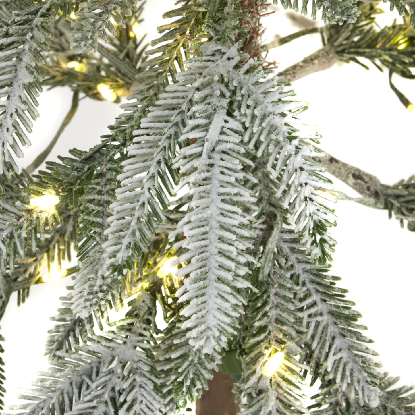 Snowy Woodland Pre-Lit Christmas Tree Medium