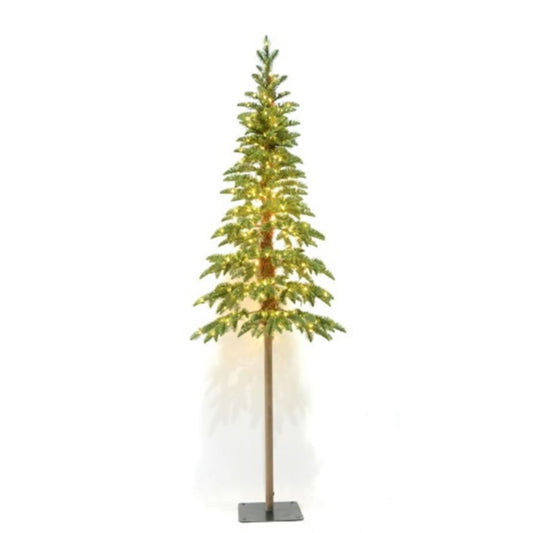 Green Woodland Pre-Lit Christmas Tree Large