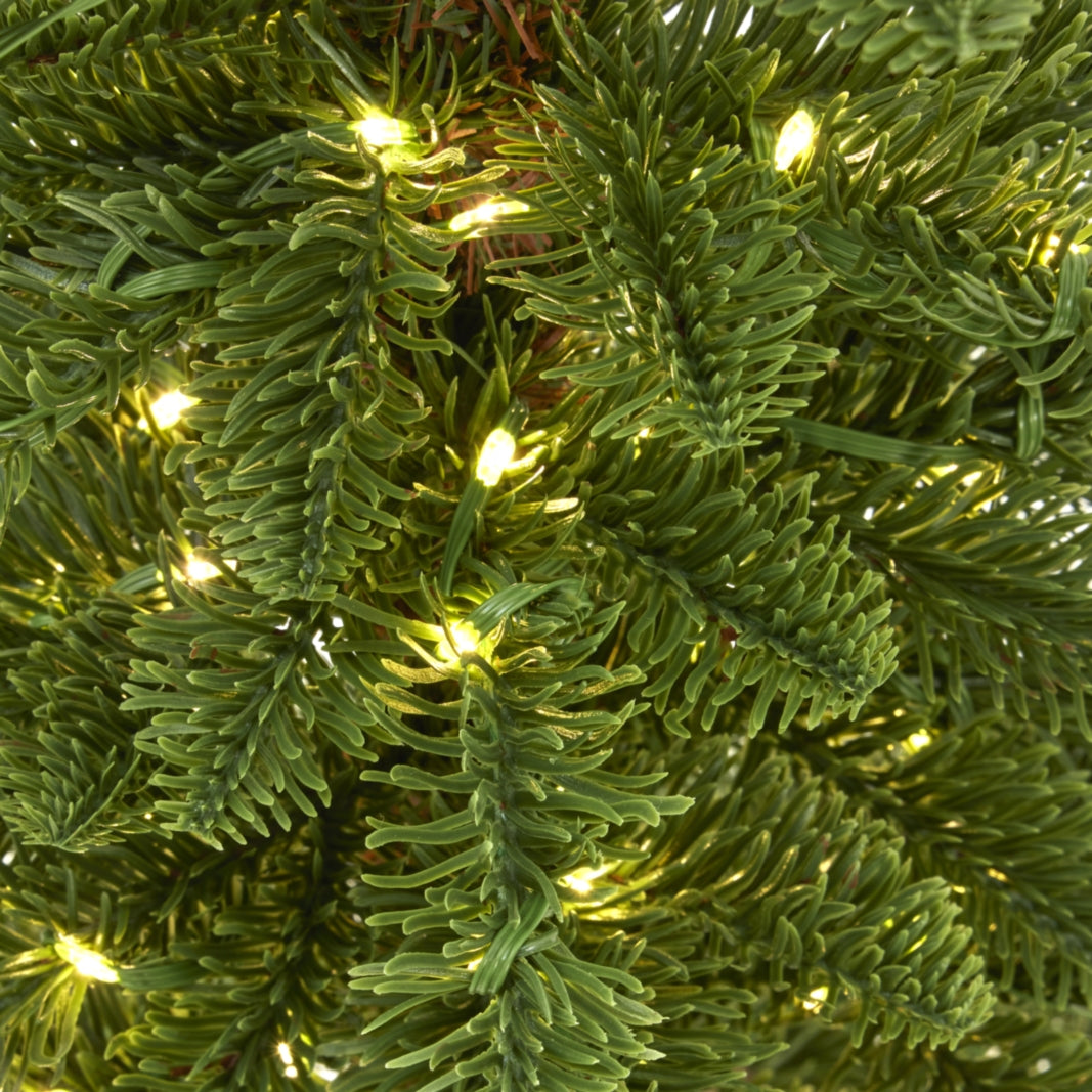 Green Woodland Pre-Lit Christmas Tree Medium