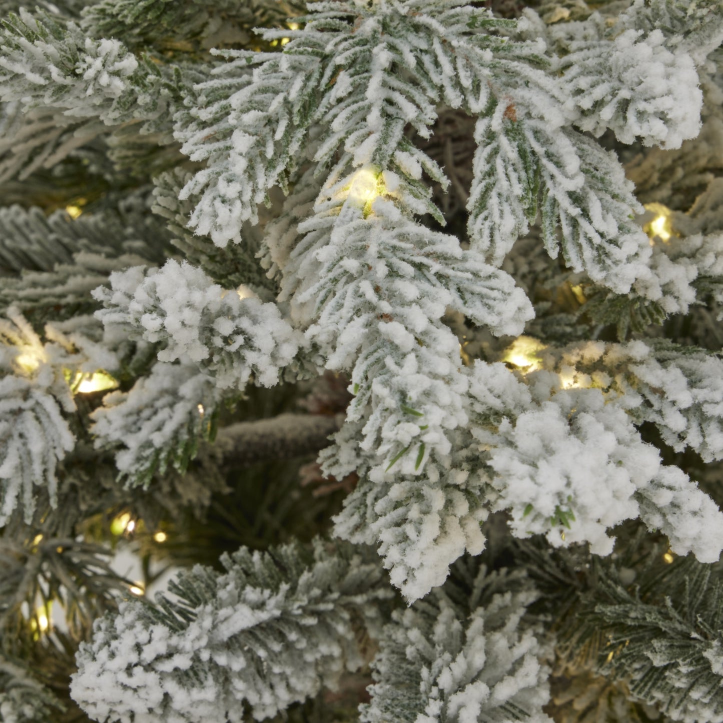 Snowy Forest Fir Pre-Lit Led 300L Christmas Tree In Pot -  - Hill Interiors -