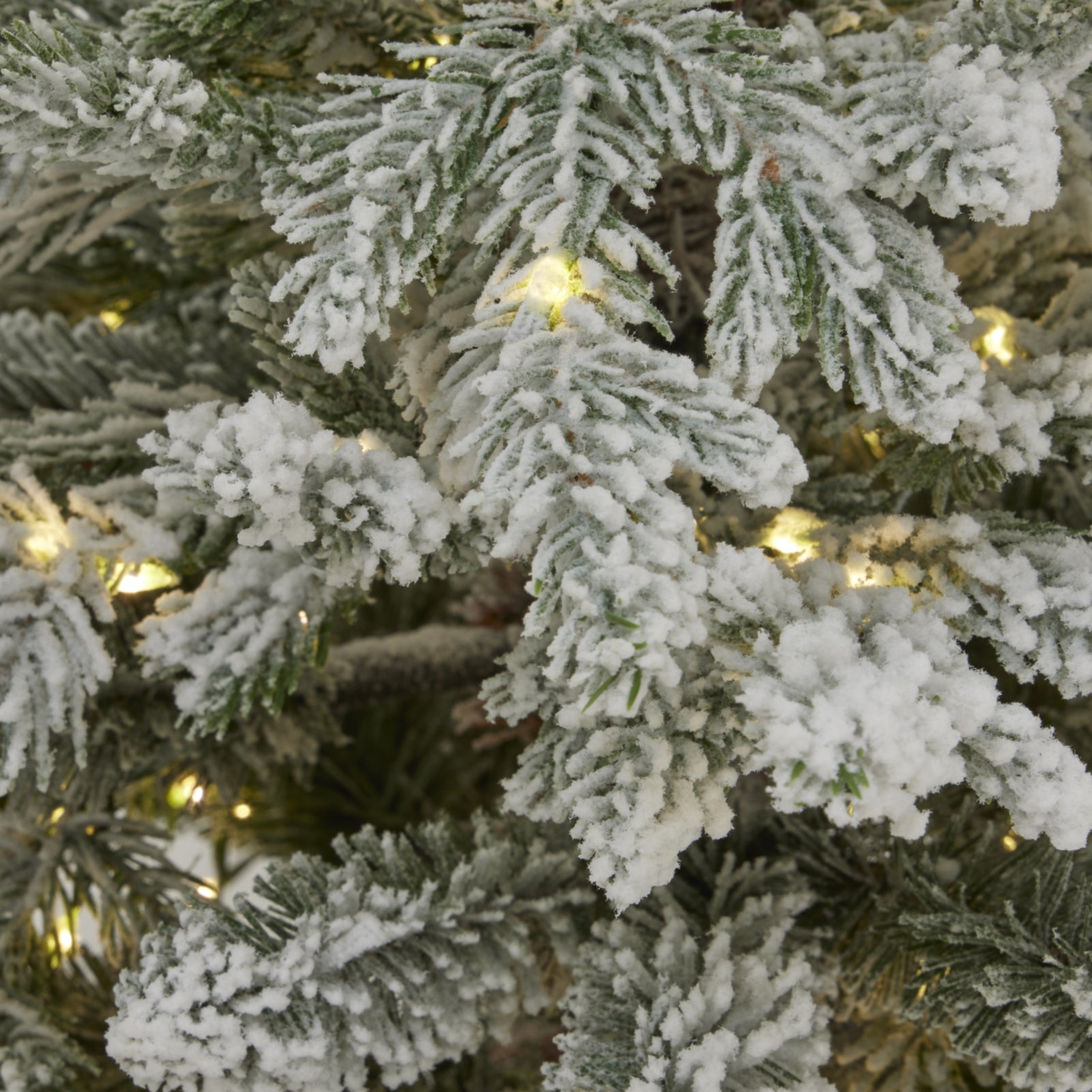 Snowy Forest Fir Pre-Lit Led 300L Christmas Tree In Pot -  - Hill Interiors -