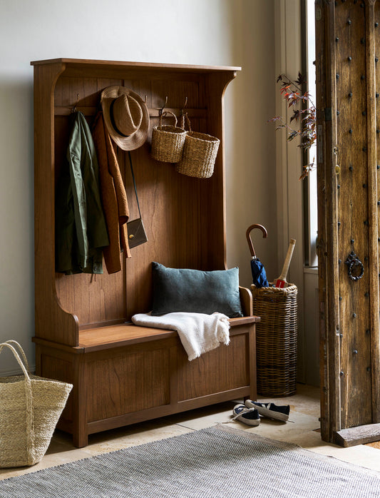 Walcote Hallway Storage Bench Natural