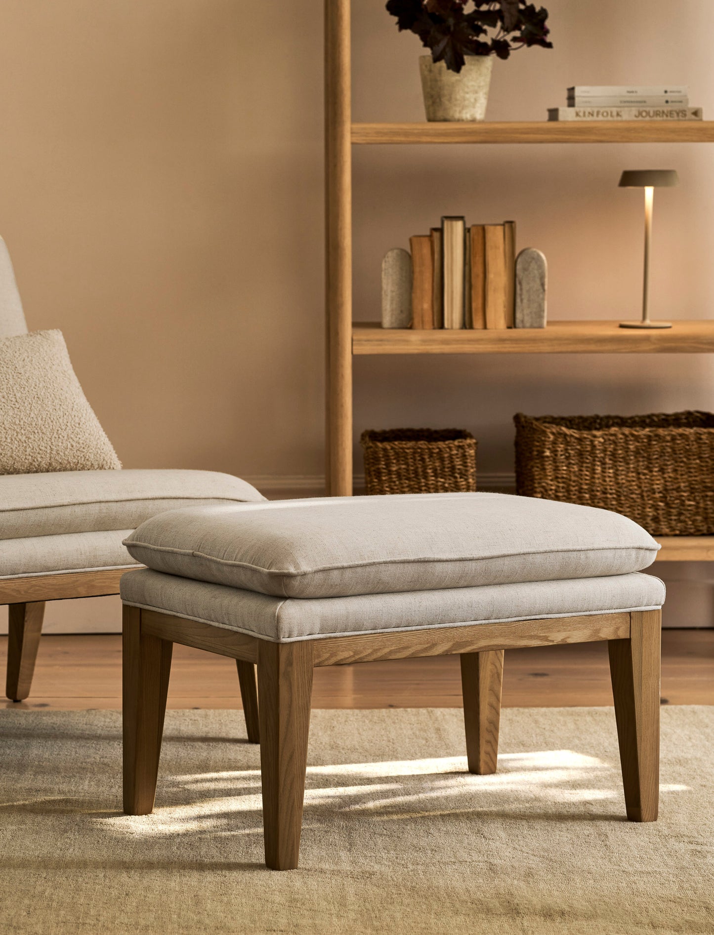 Farmoor Footstool Natural