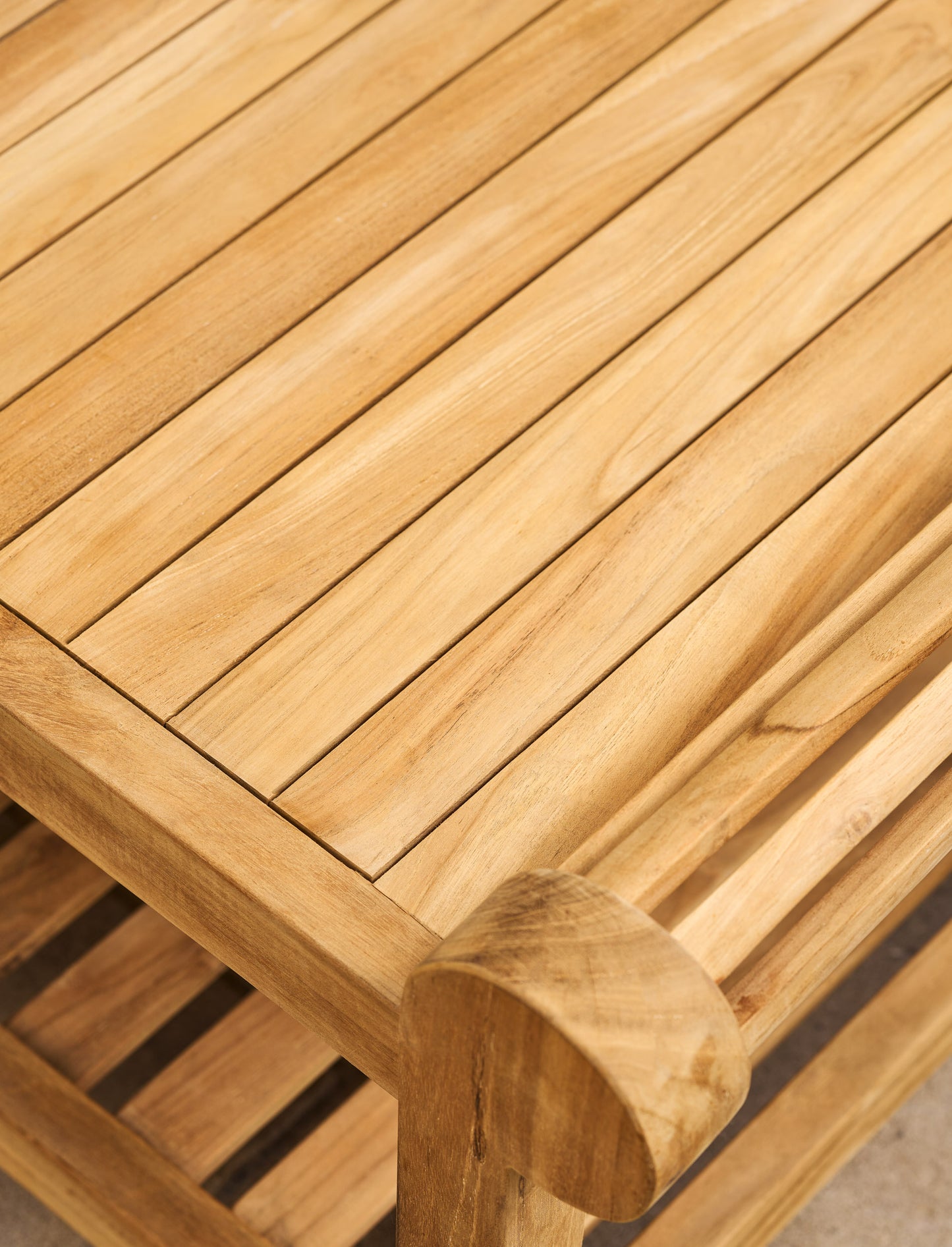 Lutyens Teak Coffee Table 130cm x 60cm - Tables & Sets - Garden Trading -