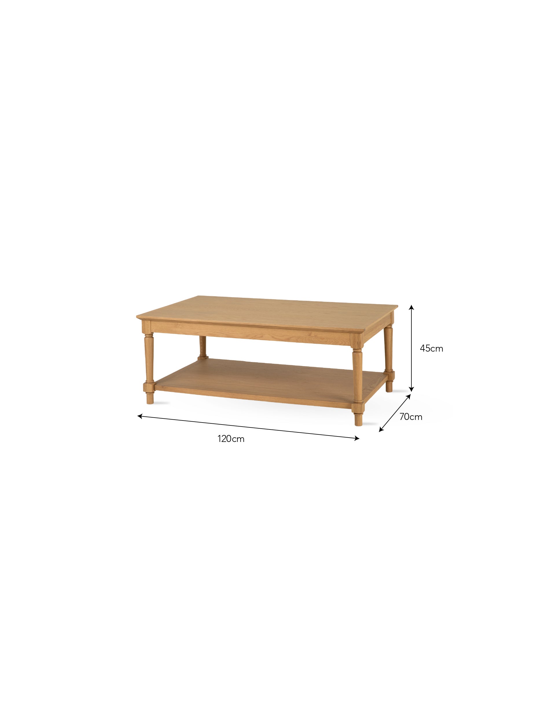 Oakworth Coffee Table - Coffee & Side Tables - Garden Trading -